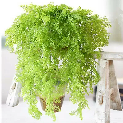 80cm 9 Fork Wall Hang Artificial Moss Plant Flower Vine Garland Wedding Home • $6.38