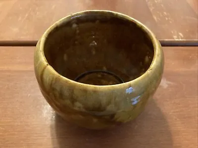 VINTAGE FRANK MORENO CERAMICS PLANTER / POT W/ Drip Glaze • $15