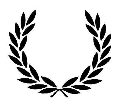 Laurel Wreath Vinyl Decal / Sticker • £2.65