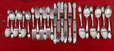 24pcs Wm. Rogers IS  Silverplate Precious Mirror Service For 6 • $54.99