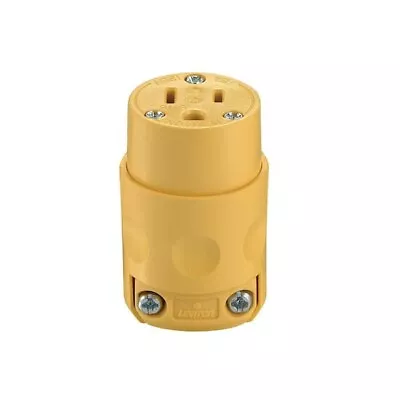 $15.99 • Buy 5 Pack Leviton 15 Amp 125-Volt Grounding Connector, Yellow