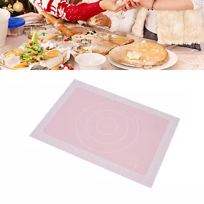 (Pink Background)Macaron Baking Mat Silicone Anti Sticking Easy Cleaning AOS • $10.49