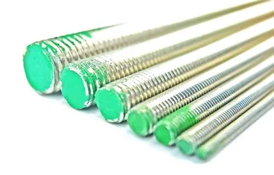 M2.5M3M4M5M6M8M10M12 A2 Stainless Steel Fully Threaded Studding Rod/Bar • £15.57