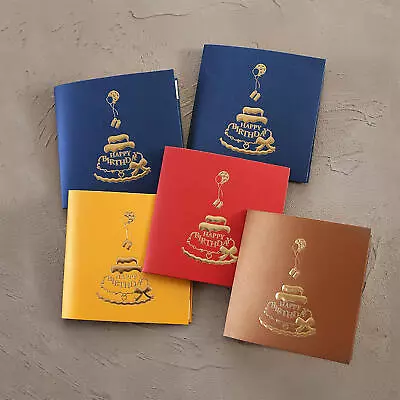 1Pc 3D Pop Up Greeting Happy Birthday Cards Music Greeting Card With LED Light  • $9.43