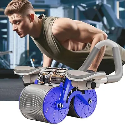 Automatic Rebound Abdominal Wheel Ab Roller Wheel With Elbow Support Roller AU • $39.90