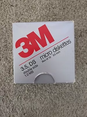 3M 5 1/4  Double Sided Double Density Floppy Diskettes - 00234 (Pack Of 12) • $11.21