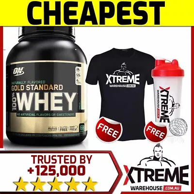 Optimum Nutrition 100% Natural Whey Chocolate Gold Standard Protein 5lb Wpi Wpc • $132.95