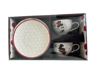 Mickey & Minnie Tea Cup & Saucer Set 2 Cups And 2 Saucers • $40