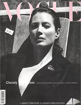 Vogue Polska POLAND 9/2018 Christy Turlington Vera Van Erp De Rijk De Maigret • $16.99