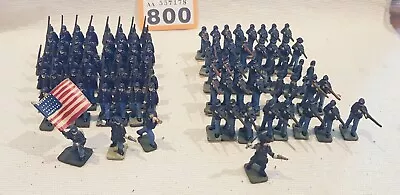 1:72 Airfix #01712. ACW .UNION INFANTRY X91...JOBLOT.. Painted Plastic Figures  • £6.99