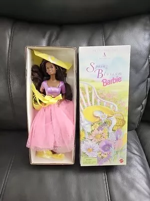 Vintage 1995 Spring Blossom Barbie First In Series African American Doll NRFB • $12