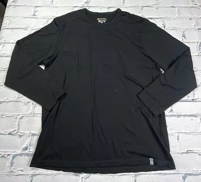 Cloudveil 100% Merino Wool Shirt Mens Sz XL Black Base Layer • $23