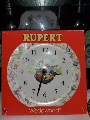 Vintage  Rupert The Bear   Clock By Wedgwood • $45