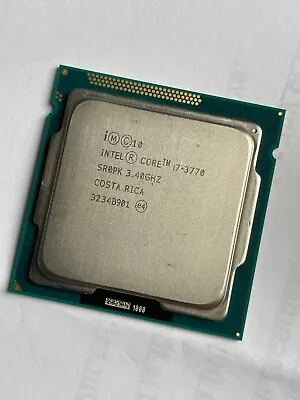 Intel Core I7 3770 3.4GHz Quad-Core CPU Processor LGA1155 SR0PK • £31