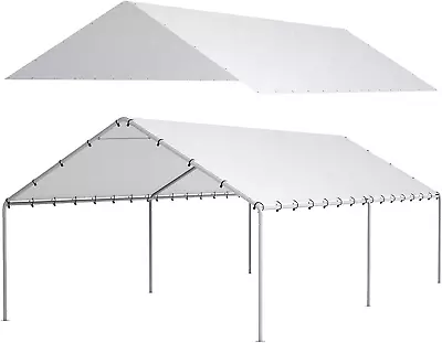 Toldos Carpas De Metal Base Y Cochera 10x20 Pies Para Carro Autos Patios Jardin • $82.57