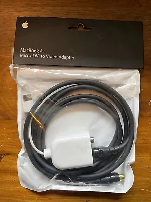 Apple Micro-DVI To Video For MacBook Air 2008 S-Video & Composite Video MB202G/A • $9.99