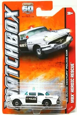 Matchbox '56 Buick Century Police Car MBX Heroic Rescue 60 Year Anniversary #S10 • $7.98