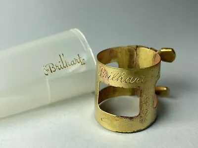 Vintage Brilhart Alto Sax Saxophone Mouthpiece Ligature And Cap • $3.95