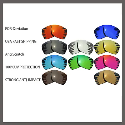 US Replacement Polarized Lenses For-Oakley Deviation Sunglasses Anti Scratch • $8.99