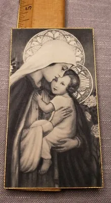 $12.99 • Buy Vintage Catholic Holy Prayer Card Mary Jesus Early 1900s H60