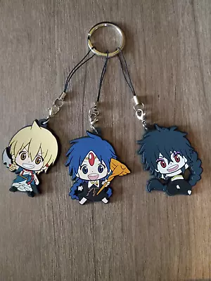 Magi: The Labyrinth Of Magic Rubber Strap Keychain Set  Judar Aladdin & • $15