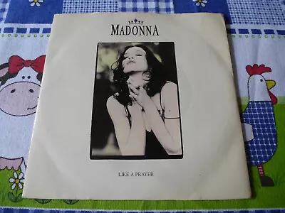 Madonna Like A Prayer Original 1989 Sire Records 7  Vinyl Single • $4.93