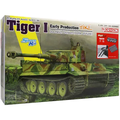 £67.10 • Buy Dragon Tiger I Tank Model Kit Early Production Tiki Battle Of Kursk Scale 1/35