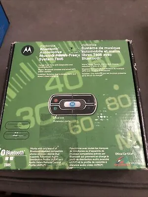 Motorola T605 Hands Free Bluetooth Music Streaming Add On Car Kit 98799n (New) • $52.99