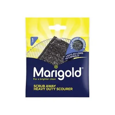 Marigold Scrub Away Heavy Duty Scourer For Pots Pans Sauncepans Ovens Brills BBQ • £3.29