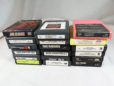 8 Track Tapes - Your Choice - Choose As Many As You'd Like - Rock Pop Country  • $4.99