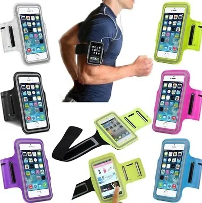 Sports Running Jogging Gym Arm Band Case For Apple IPhone 15 14 13 PRO MAX 12 11 • £1.98