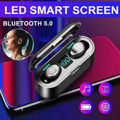 Bluetooth Earbuds All Phones Laptop Tablet Wireless Earphone Waterproof NEW • $10.70