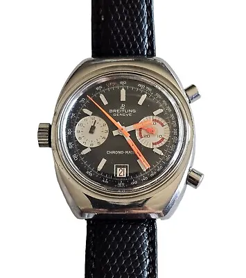 RARE VINTAGE 1970s BREITLING CHRONO MATIC 2114 AUTOMATIC CHRONOGRAPH MENS WATCH  • $2650