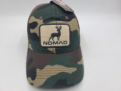 Nomad Camo Mesh Trucker Snapback Hat Cap Deer Hunt Fish Men Women Green Brown • $14.99