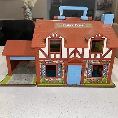 Vintage Fisher Price Little People 952 Play Family Tudor House ONLY • $20