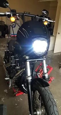 $105 • Buy V-Rod Night Rod LED Headlight   (BLACK)..... Fast USA Shipping!