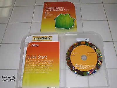 Microsoft MS Office 2010 Home And Student Family Pack For 3PCs X3 =RETAIL BOX= • $116.96