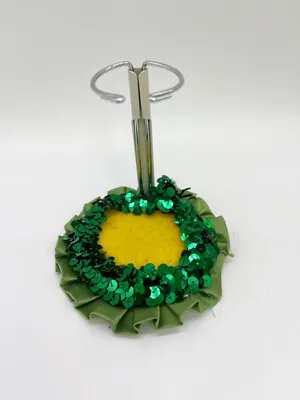 Decorated Metal Stand For Madame Alexander 8  - 10  Dolls Irish Green Yellow • $12