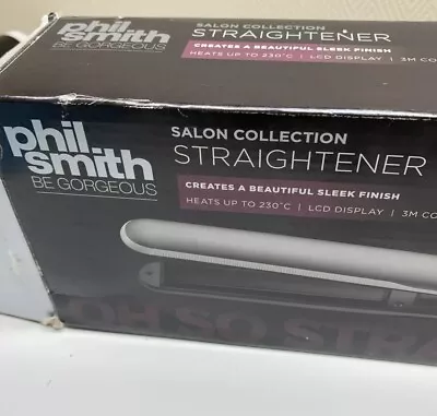 £15.99 • Buy Hair  Straightener With Led Display Phil Smith Be Gorgeous/hair Style/