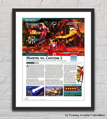 Marvel Vs Capcom 2 Playstation 3 XBOX 360 Glossy Promo Poster Unframed G6390 • $14.98