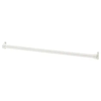 IKEA PAX KOMPLEMENT Steel Wardrobe Cloth Rails Bar White 75 Cm Brand New • £11.74