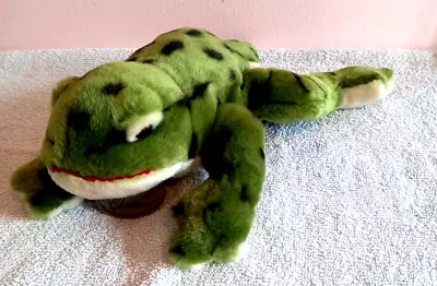 Yomiko Classics Russ Berrie Bullfrog Toad Soft Toy Beanie Plush Toy Vintage • £9.99