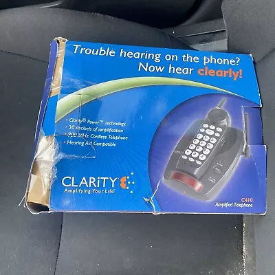 Clarity C410 900 MHz Single Line Cordless Phone • $15.38