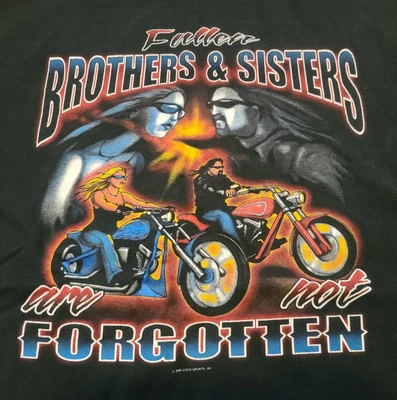 $29.50 • Buy VTG 2006 Easy Rider Motorcycle Biker Fallen Brothers Sisters T Shirt Men's XL 