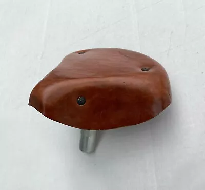 Genuine Saddle Leather Vintage Tricycle Seat Hand-made USA • $59