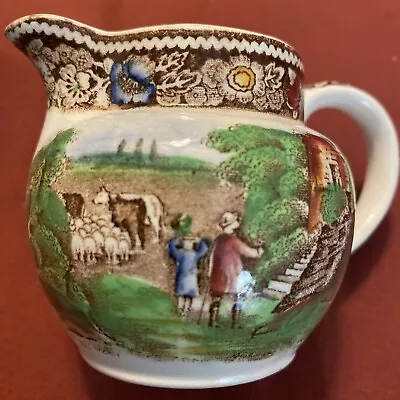 Vintage W.R. Midwinter Ltd. Porcelain Rural England Creamer 4.25in • $24