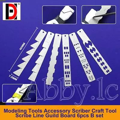 $9.90 • Buy Modeling Tools Accessory Scriber Craft Tool Scribe Line Guild Board 6 PCs B Set