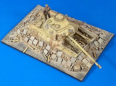 Verlinden 1/35  Pantherturm  Panther Dug-In Bunker Battle Of Berlin Diorama 2767 • $218.32