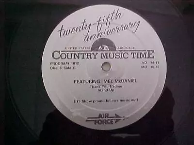 USAF COUNTRY MUSIC TIME 25 ANNIV. LP MEL McDANIEL & T. GRAHAM BROWN EXCELLENT • $9.99