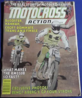 Motocross Action Magazine-march 1977-suz Rm250b-saddleback-trans Ama-phoenix-fox • $19